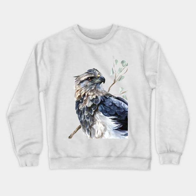 Eagle Crewneck Sweatshirt by Kira Balan